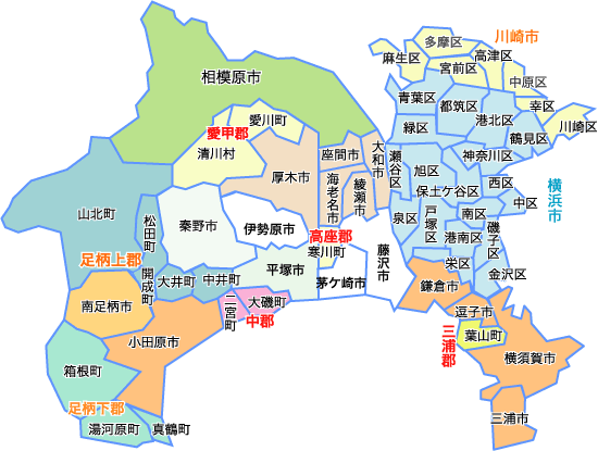 神奈川県お医者さん・病院検索マップです